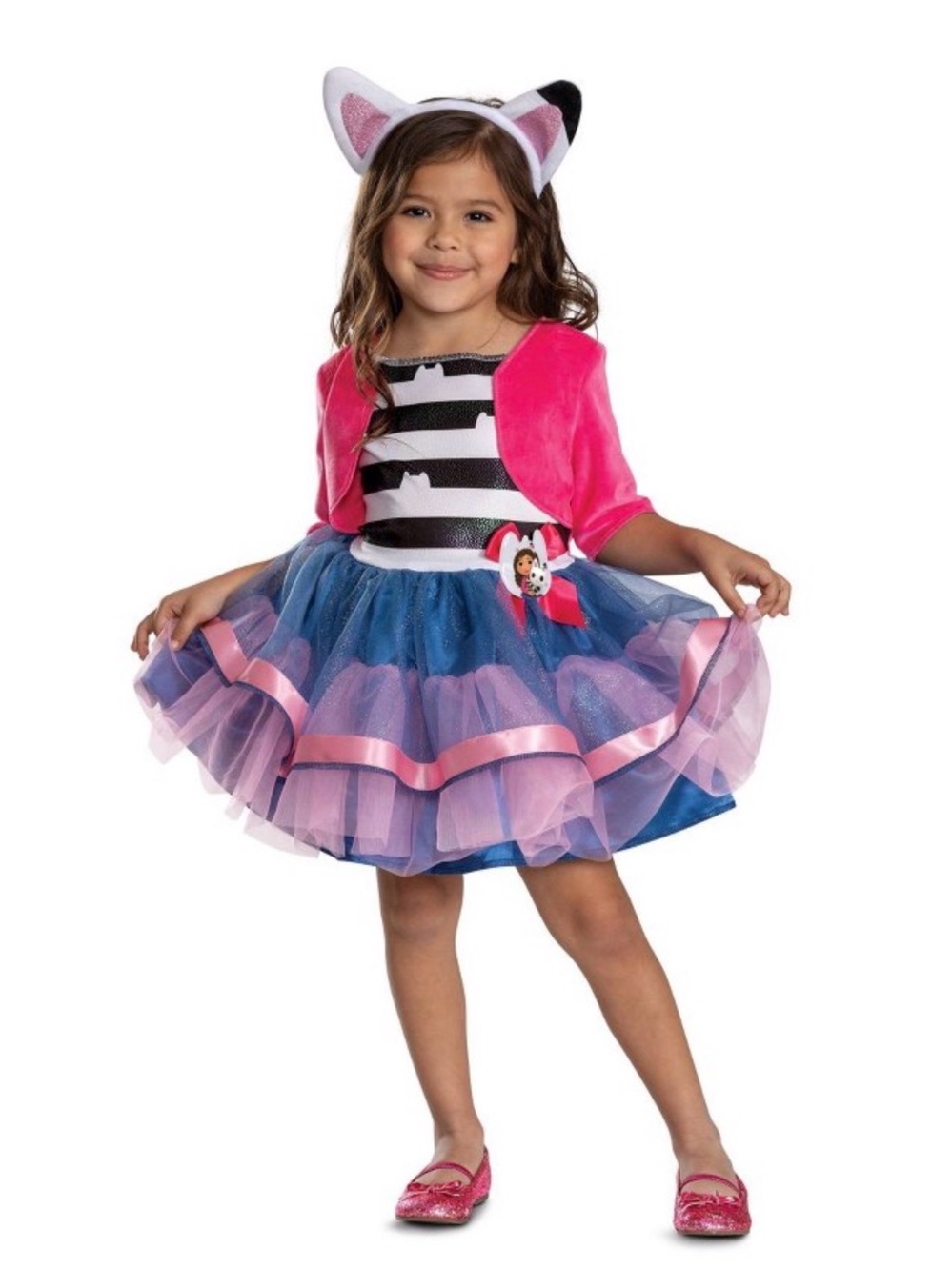 Disguise Gabby’s Dollhouse Tutu Dress Toddler Girls 2T Halloween Costume